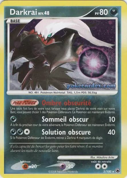 Darkrai — Diamant & Perle : Aube Majestueuse