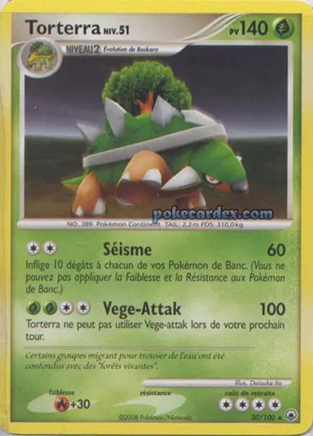 Torterra — Diamant & Perle : Aube Majestueuse