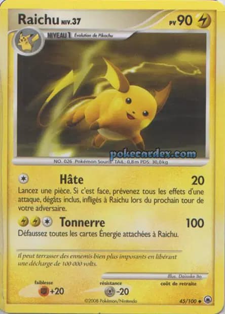 Raichu — Diamant & Perle : Aube Majestueuse
