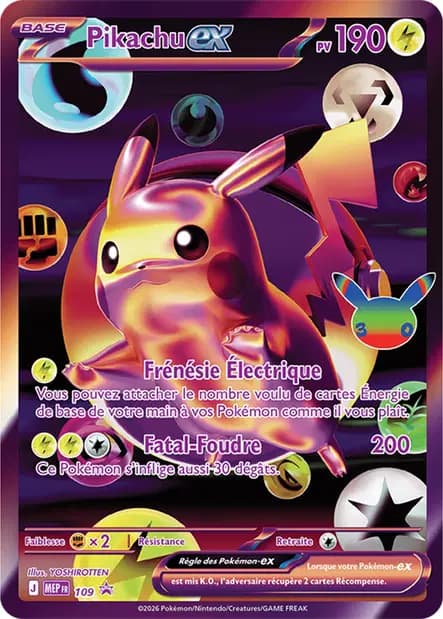 Pikachu — Promos Méga-Évolution