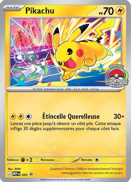 Pikachu — Promos Méga-Évolution