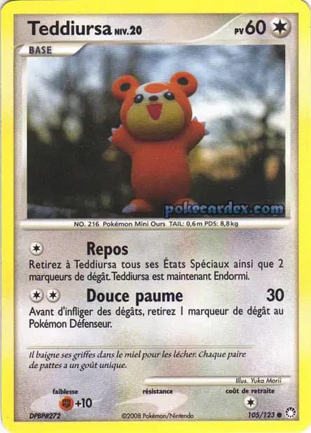 Teddiursa — Diamant & Perle : Trésors Mystérieux