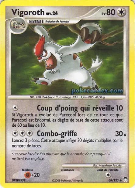 Vigoroth — Diamant & Perle : Trésors Mystérieux