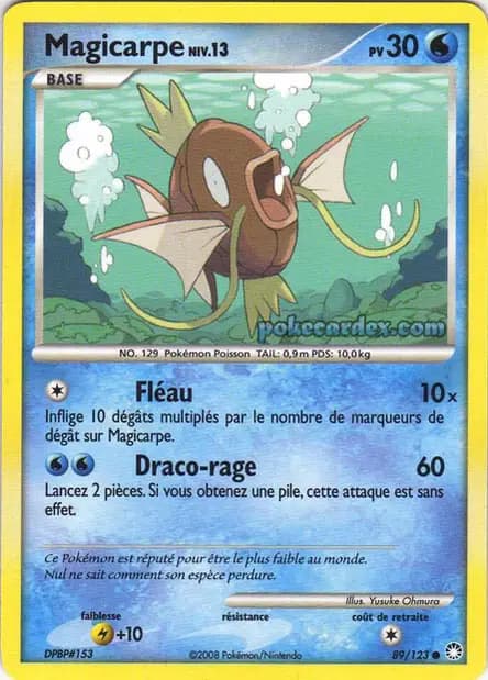 Magicarpe — Diamant & Perle : Trésors Mystérieux