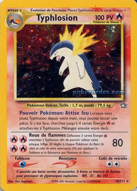 Typhlosion — Neo Genesis