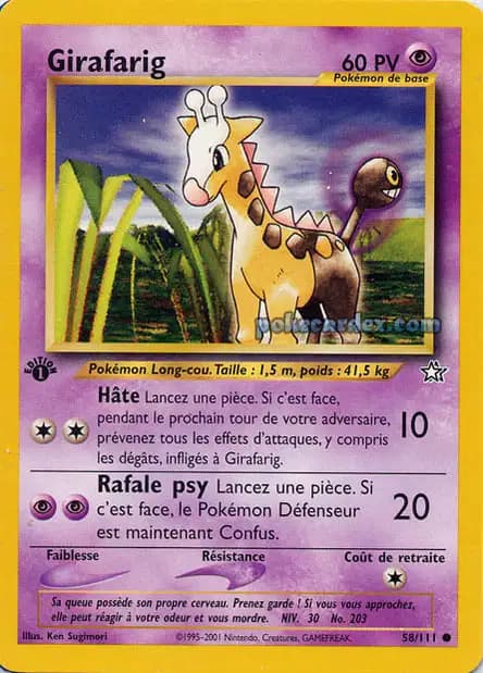 Girafarig — Neo Genesis