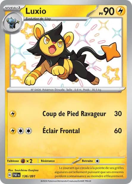 Luxio — Destinées de Paldea