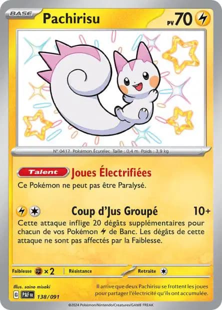 Pachirisu — Destinées de Paldea