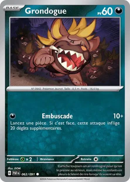 Grondogue — Destinées de Paldea