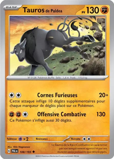 Tauros — Évolutions à Paldea