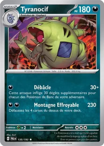 Tyranocif — Évolutions à Paldea