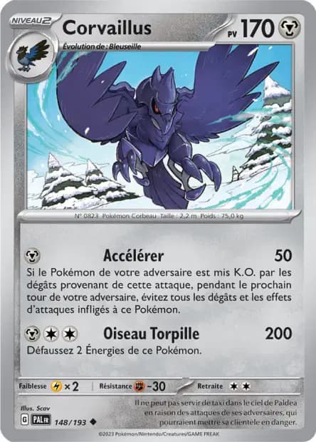 Corvaillus — Évolutions à Paldea