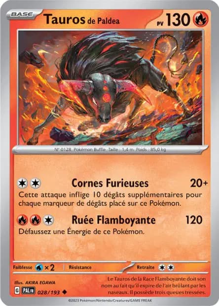 Tauros — Évolutions à Paldea