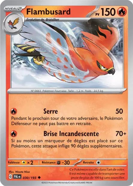 Flambusard — Évolutions à Paldea