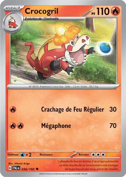 Crocogril — Évolutions à Paldea