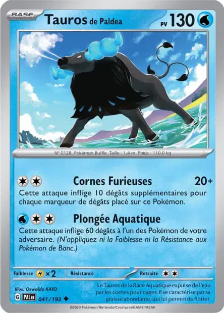 Tauros — Évolutions à Paldea