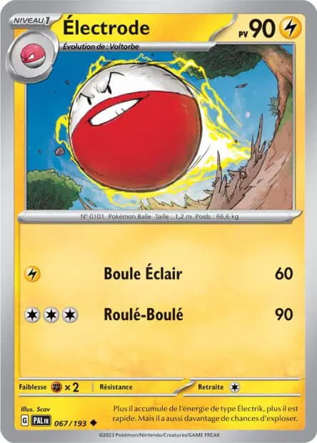 Électrode — Évolutions à Paldea