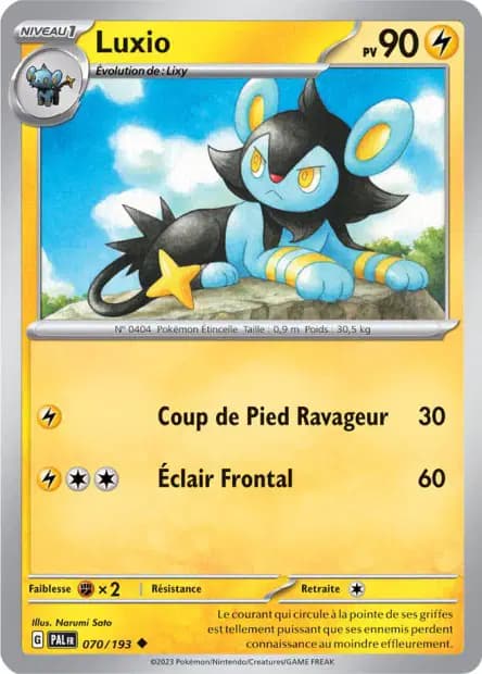 Luxio — Évolutions à Paldea