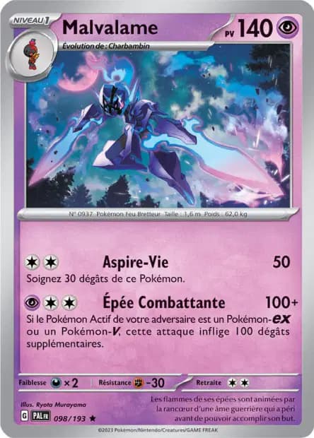 Malvalame — Évolutions à Paldea