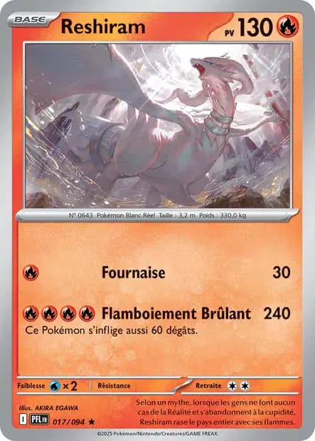 Reshiram — Flammes Fantasmagoriques