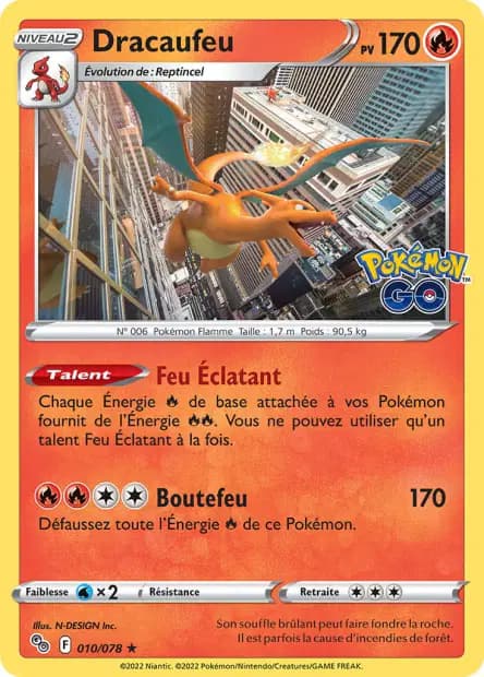 Dracaufeu — Pokémon GO