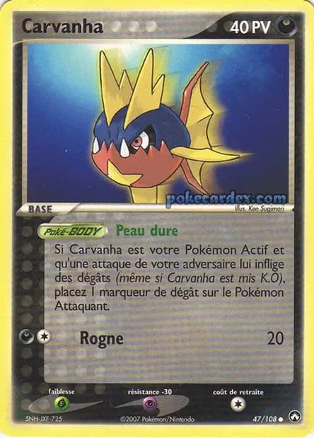 Carvanha — EX : Gardiens du Pouvoir