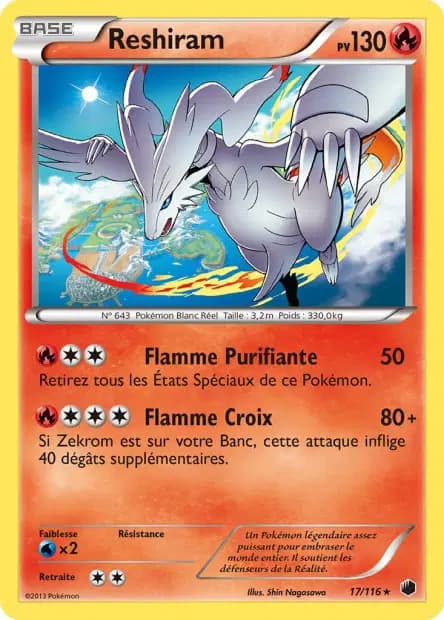 Reshiram — Glaciation Plasma