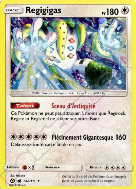 Regigigas — Promos Alternative