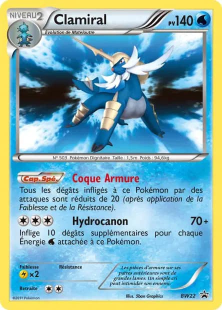 Clamiral — Promos Black Star Noir & Blanc