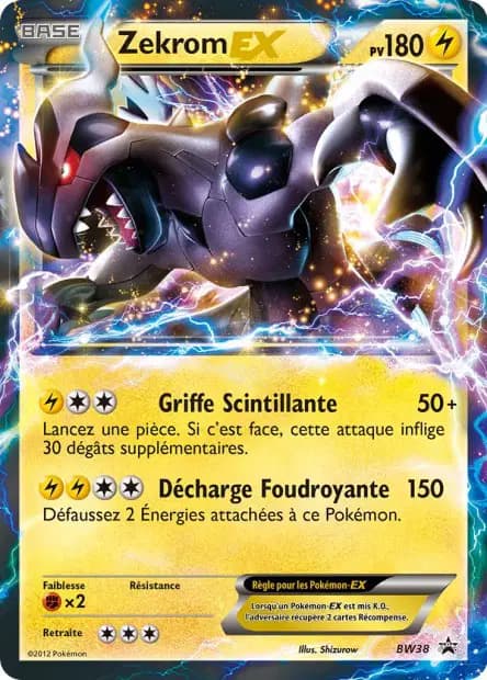 Zekrom — Promos Black Star Noir & Blanc