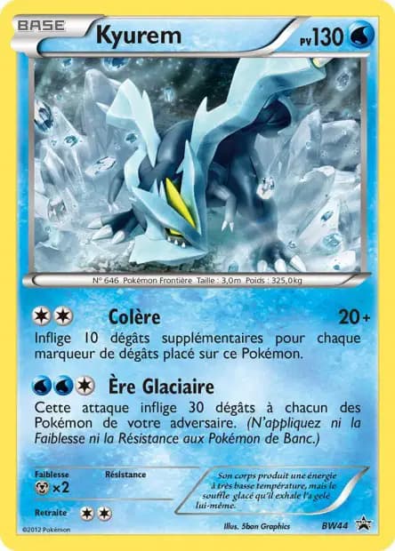 Kyurem — Promos Black Star Noir & Blanc