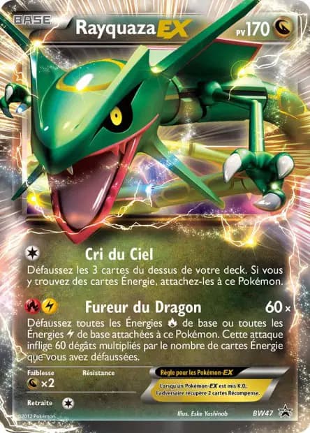 Rayquaza — Promos Black Star Noir & Blanc