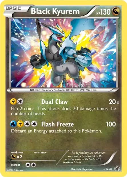 Kyurem — Promos Black Star Noir & Blanc