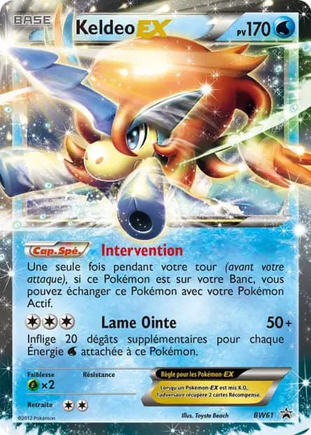 Keldeo — Promos Black Star Noir & Blanc