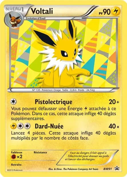 Voltali — Promos Black Star Noir & Blanc