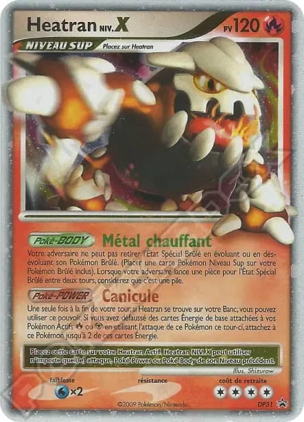 Heatran — Promos Black Star DP