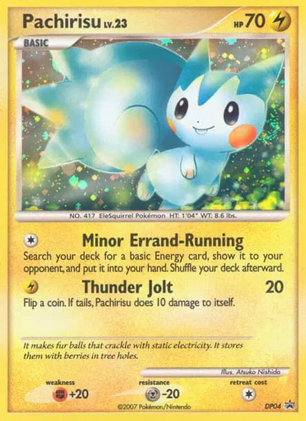 Pachirisu — Promos Black Star DP
