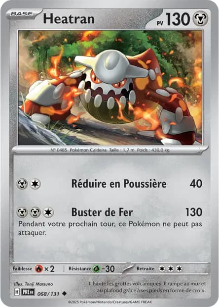 Heatran — Évolutions Prismatiques