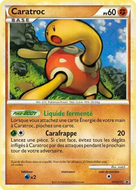 Caratroc — Promos Black Star HeartGold SoulSilver