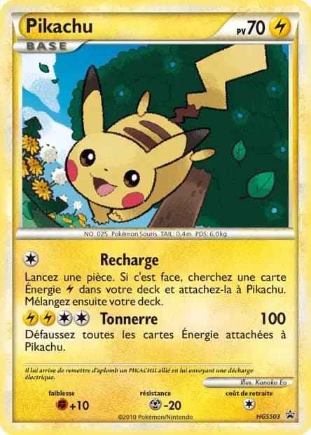 Pikachu — Promos Black Star HeartGold SoulSilver