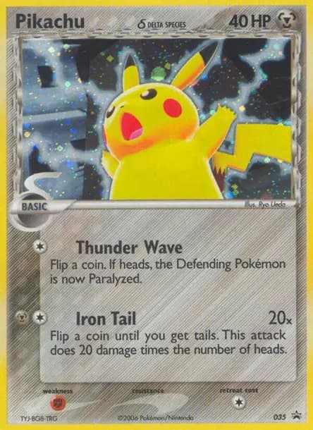 Pikachu — Black Star Nintendo