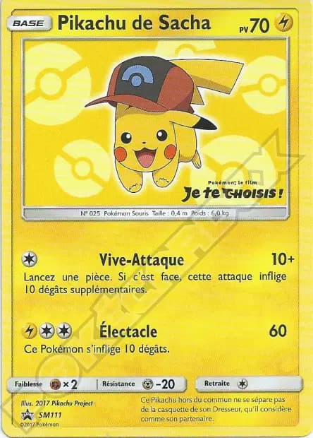 Pikachu — Promos Soleil et Lune