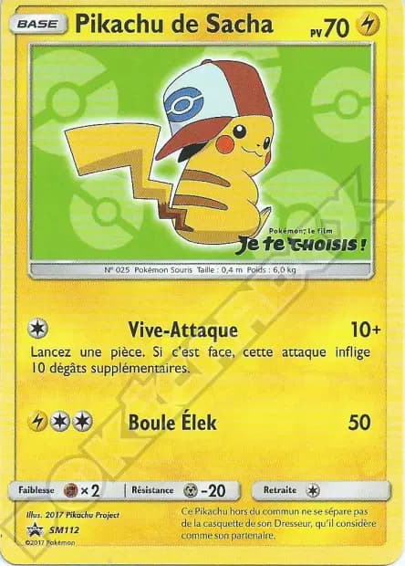 Pikachu — Promos Soleil et Lune