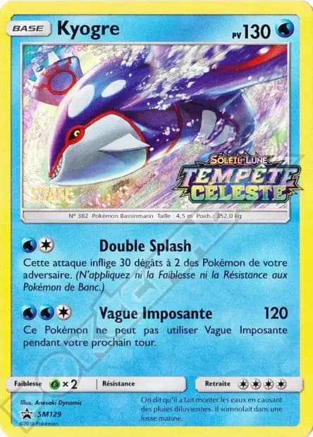 Kyogre — Promos Soleil et Lune