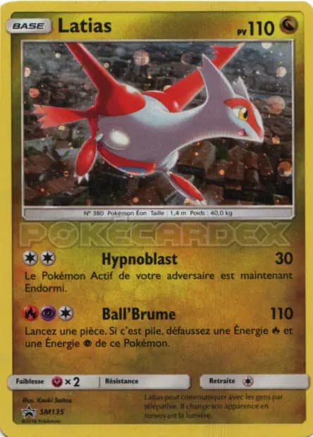 Latias — Promos Soleil et Lune
