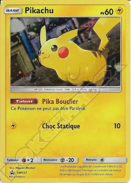 Pikachu — Promos Soleil et Lune