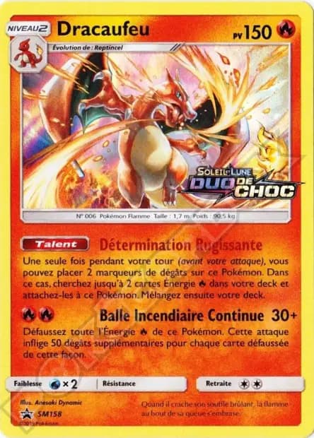 Dracaufeu — Promos Soleil et Lune