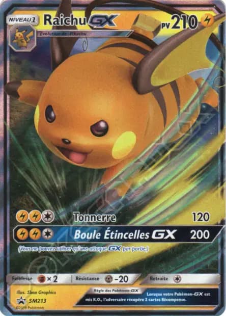 Raichu — Promos Soleil et Lune