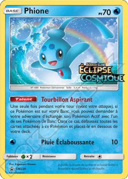 Phione — Promos Soleil et Lune