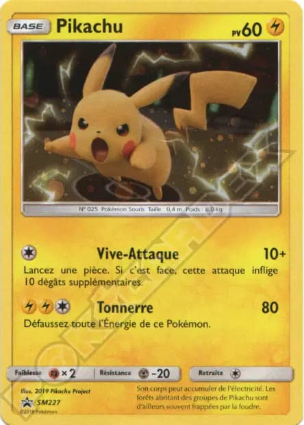 Pikachu — Promos Soleil et Lune